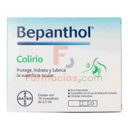 BEPANTHOL COLIRIO ESTERIL MONODOSIS  0.5 ML10