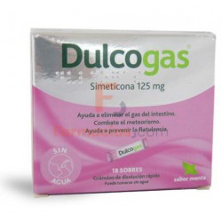 DULCOGAS 125 MG 18 SOBRES MONODOSIS
