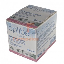 TOALLITAS OCULAR OPTIBEN 30UDS.