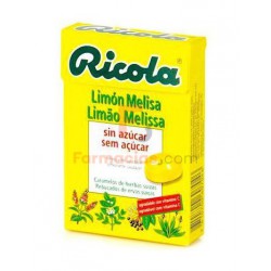 RICOLA CARAMELOS SIN AZUCAR  LIMON 50 G