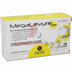 MEGALEVURE  10 STICKS